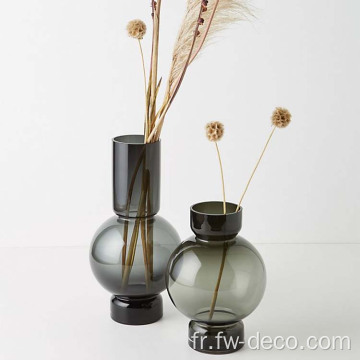 Vase de verre bulle